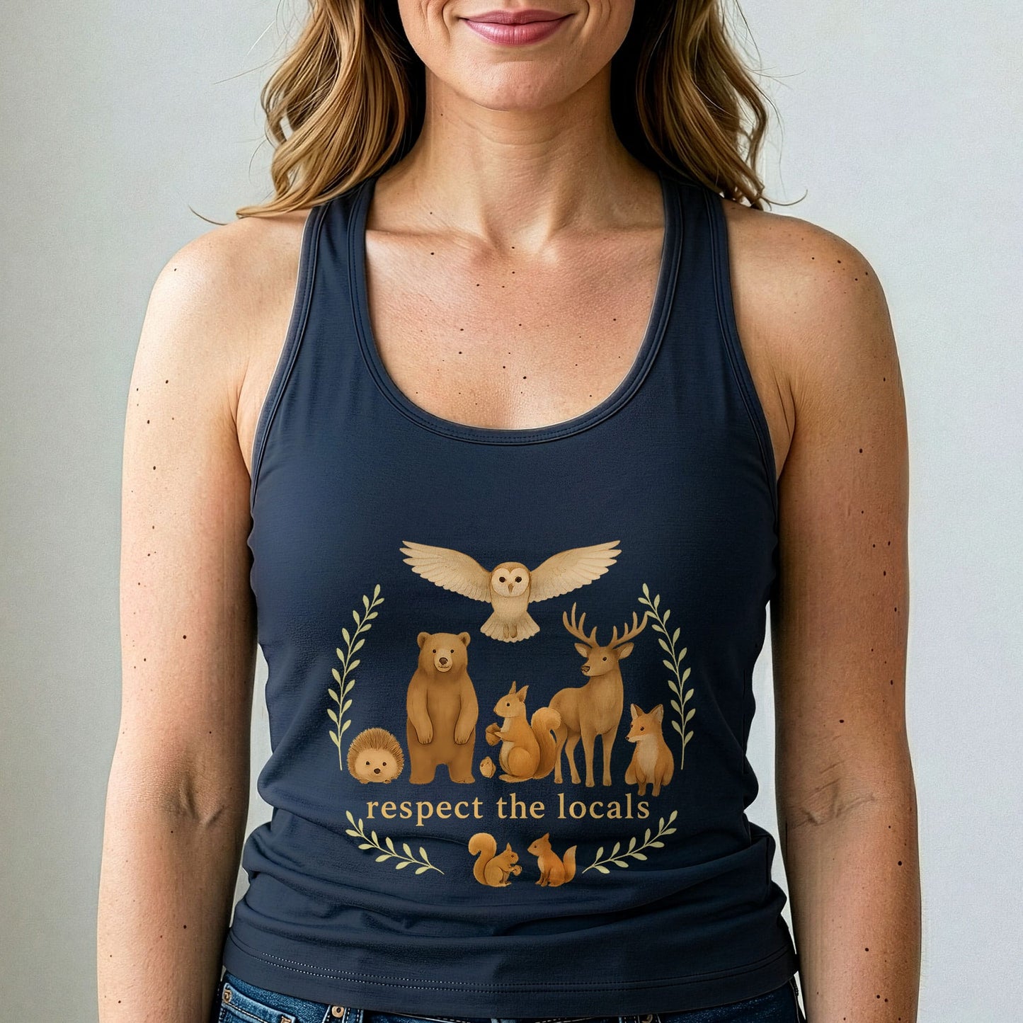 Respect The Locals #2 Vegan Tank Top