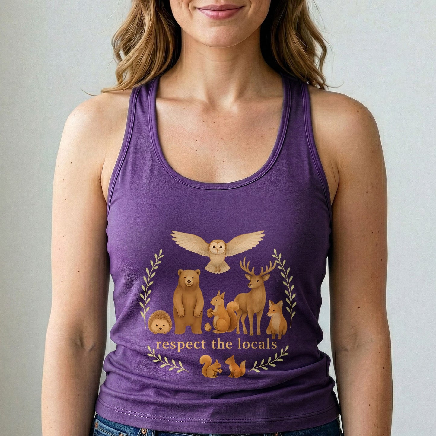 Respect The Locals #2 Vegan Tank Top