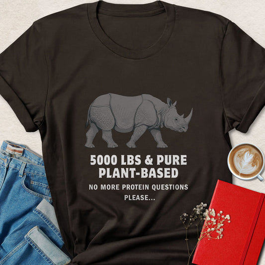 Pure Plant-Based Rhino Vegan T-Shirt