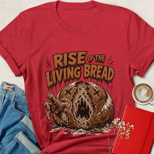 Rise of the Living Bread Funny Halloween Horror T-Shirt