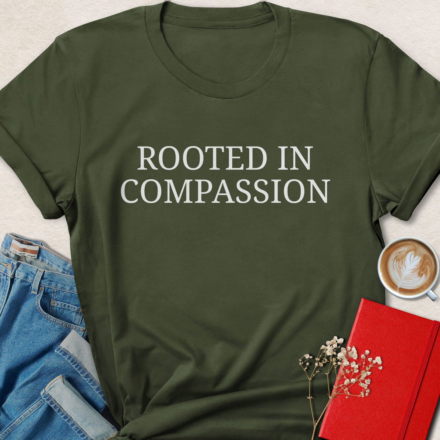 Rooted in Compassion Minimalist T-Shirt