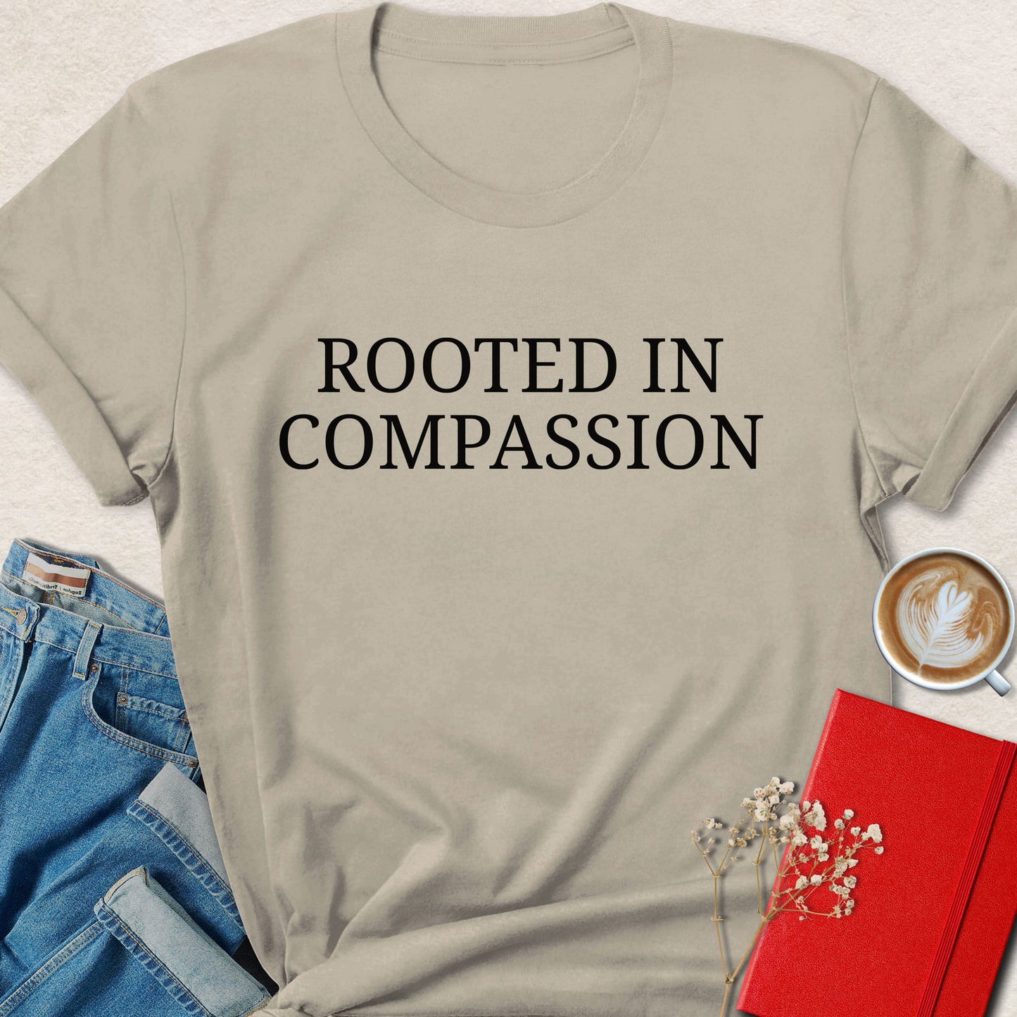 Rooted in Compassion Minimalist T-Shirt