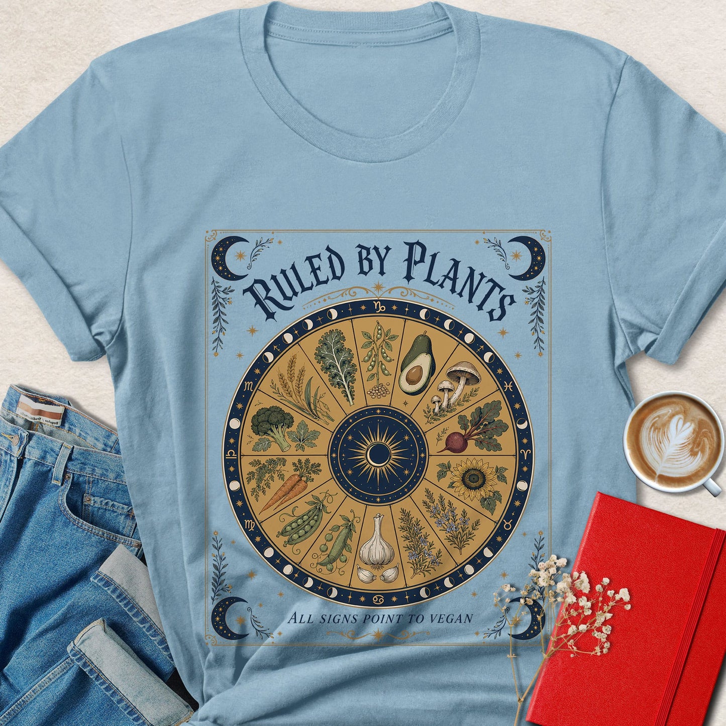 Ruled by Plants Celestial T-shirt