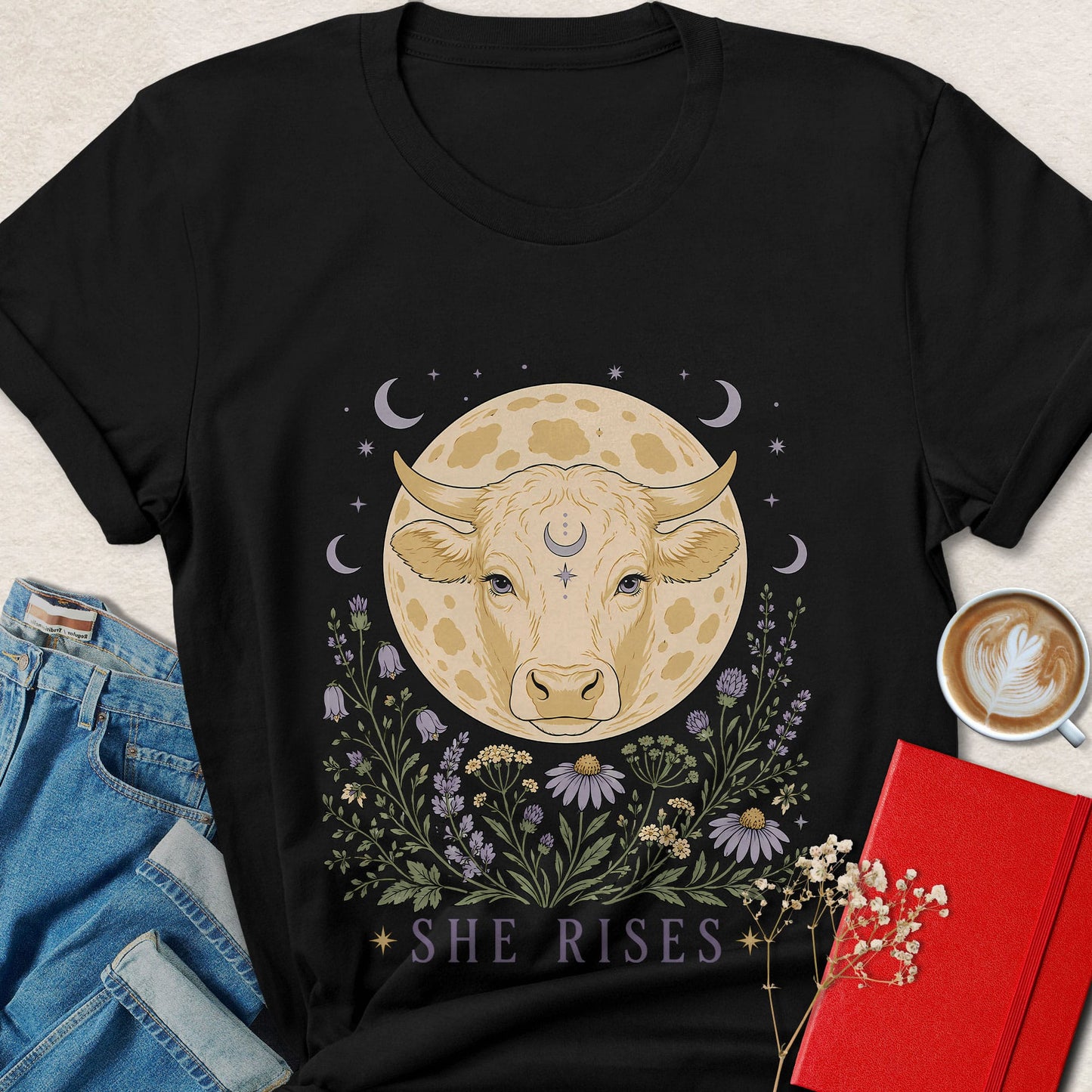 She Rises Sacred Cow T-Shirt