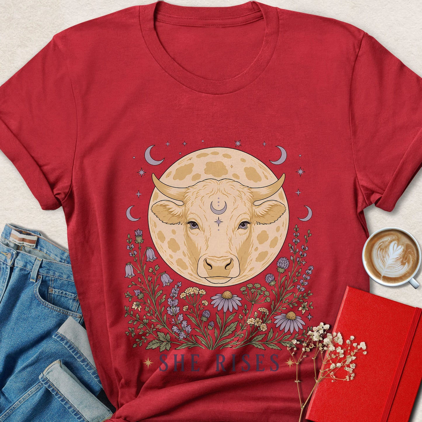 She Rises Sacred Cow T-Shirt