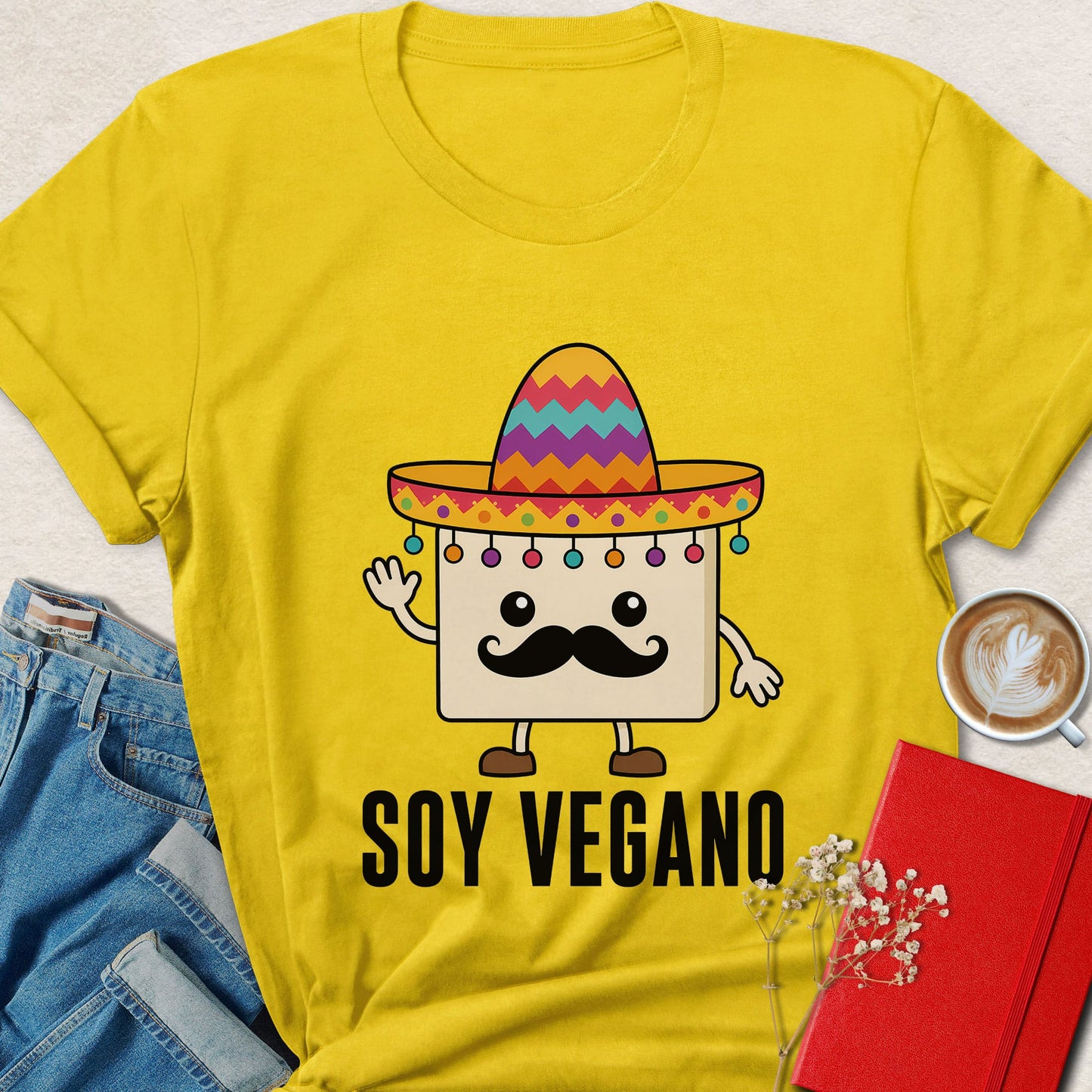 Soy Vegano Tofu Character T-Shirt