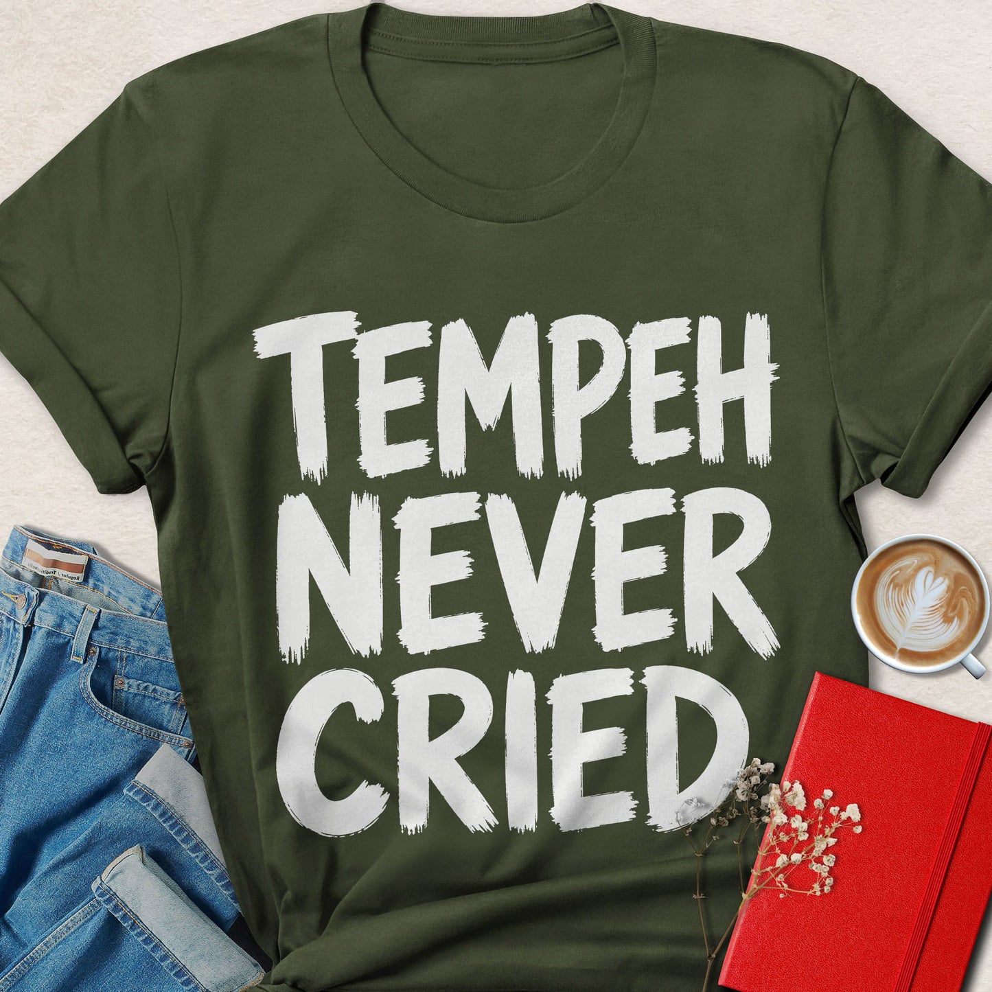 Tempeh Never Cried T-shirt