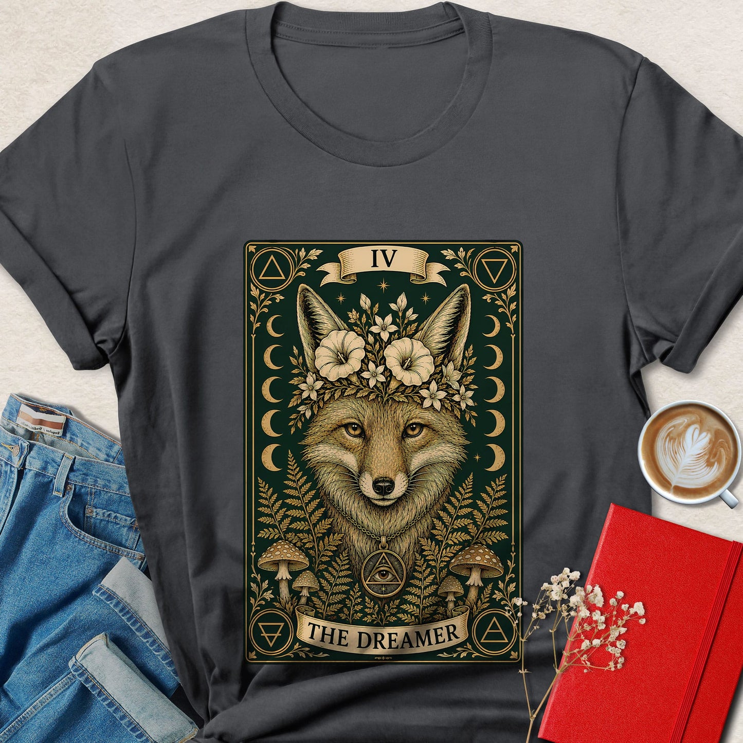 Fox Tarot T-Shirt | The Dreamer Woodland Graphic Tee
