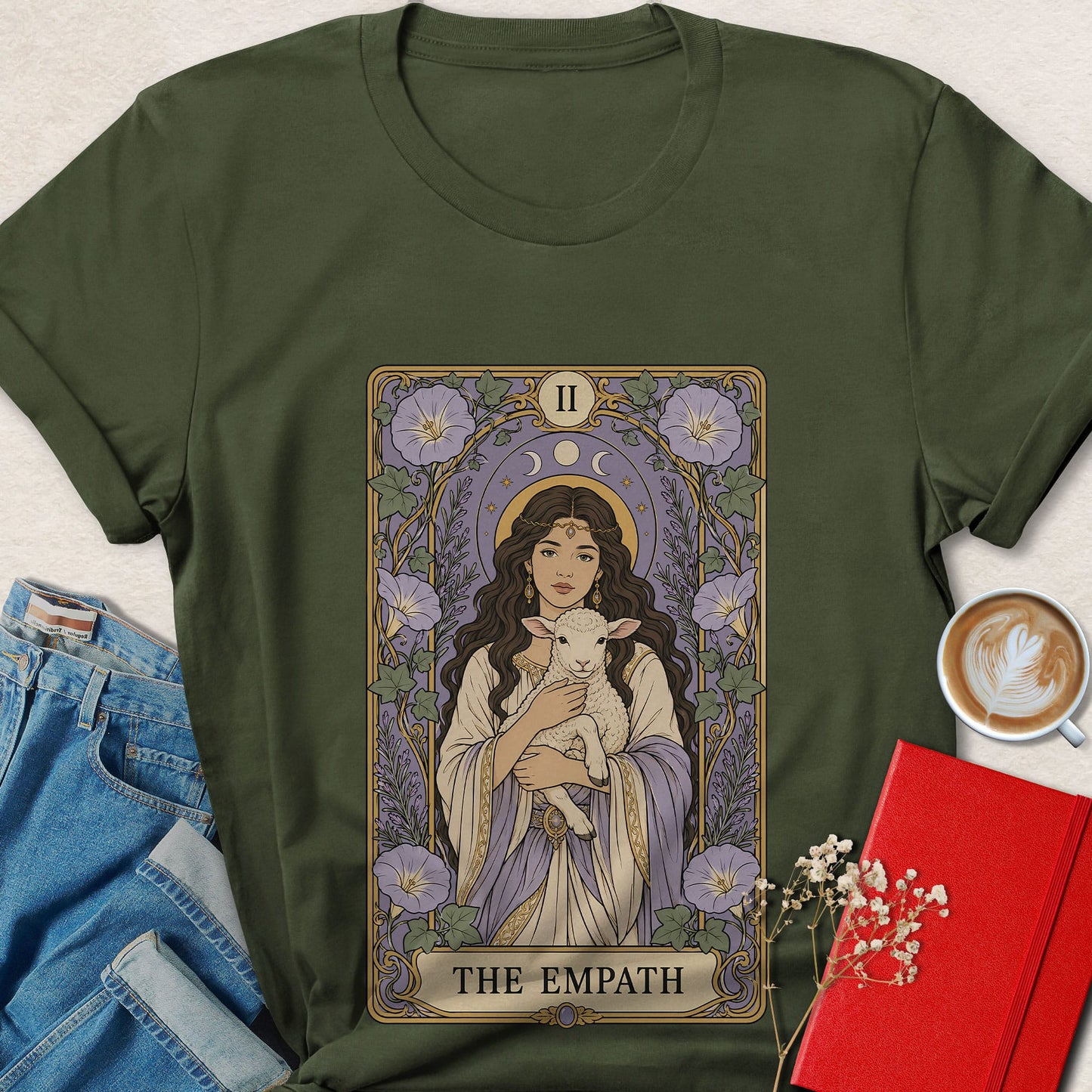 The Empath Tarot Art T-Shirt