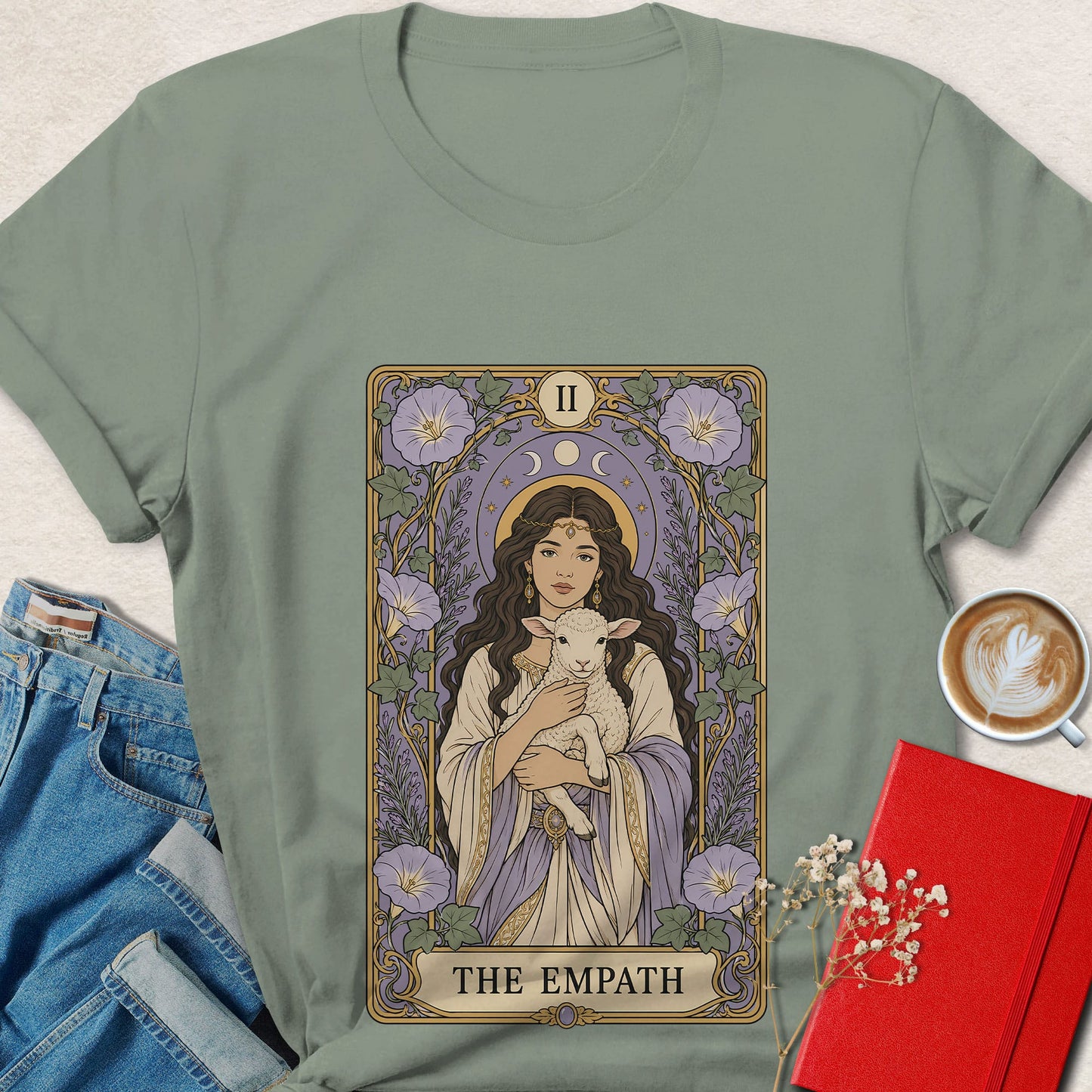The Empath Tarot Art T-Shirt