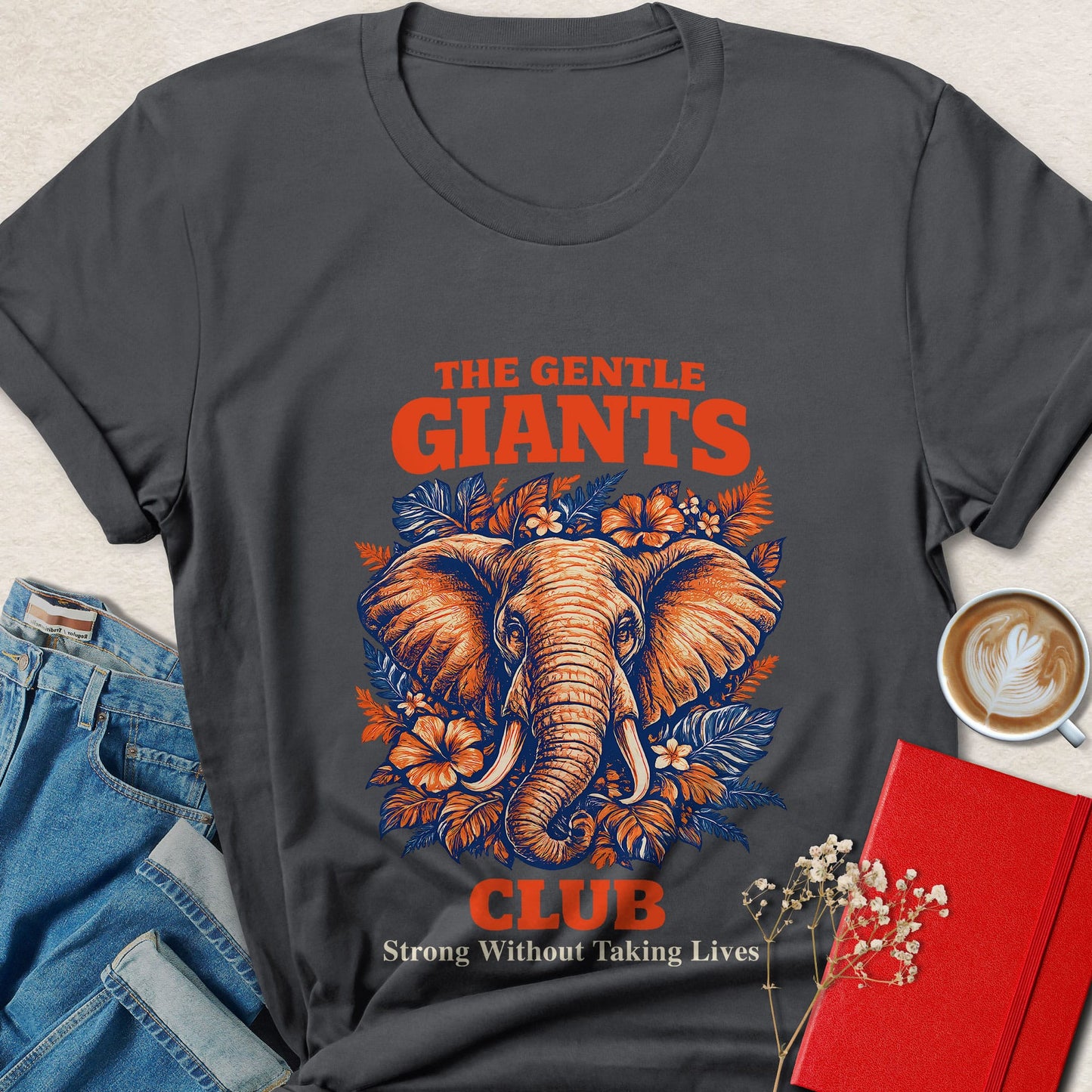 Gentle Giants Elephant Vegan Shirt
