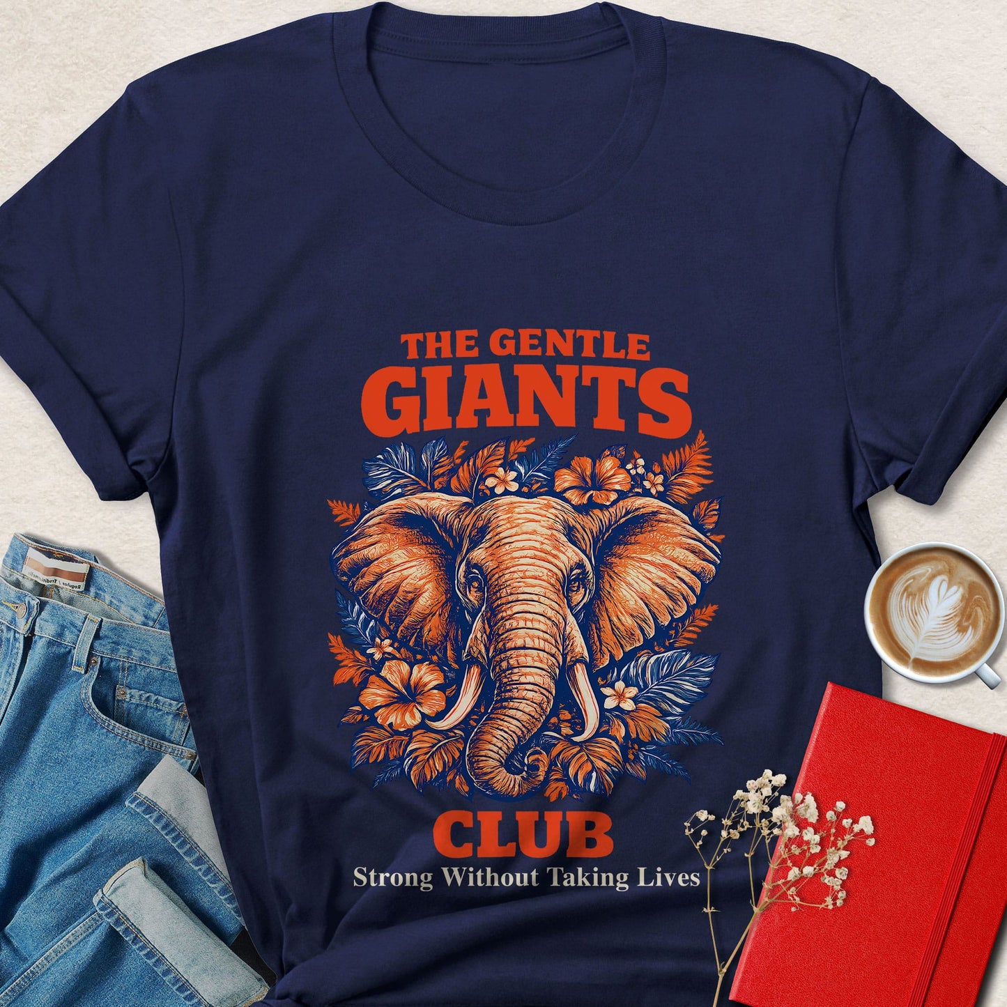Gentle Giants Elephant Vegan Shirt