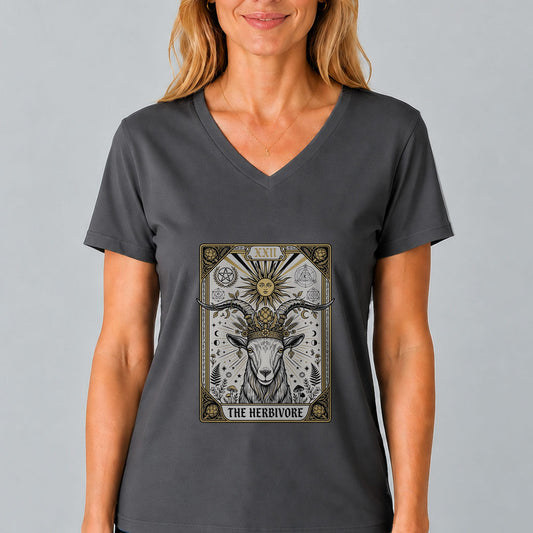 Herbivore Tarot V-Neck Tee