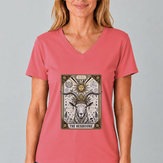 Herbivore Tarot V-Neck Tee
