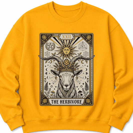 Herbivore Goat Tarot Unisex Sweatshirt