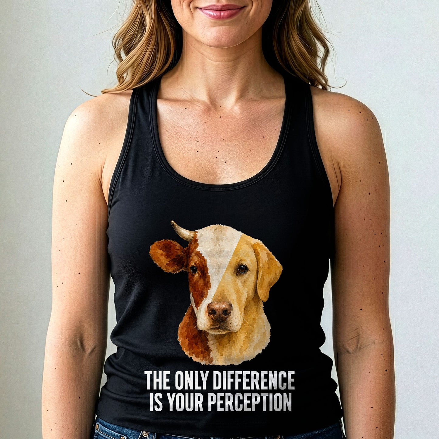 The Only Difference Is Your Perception Vegan Tank Top