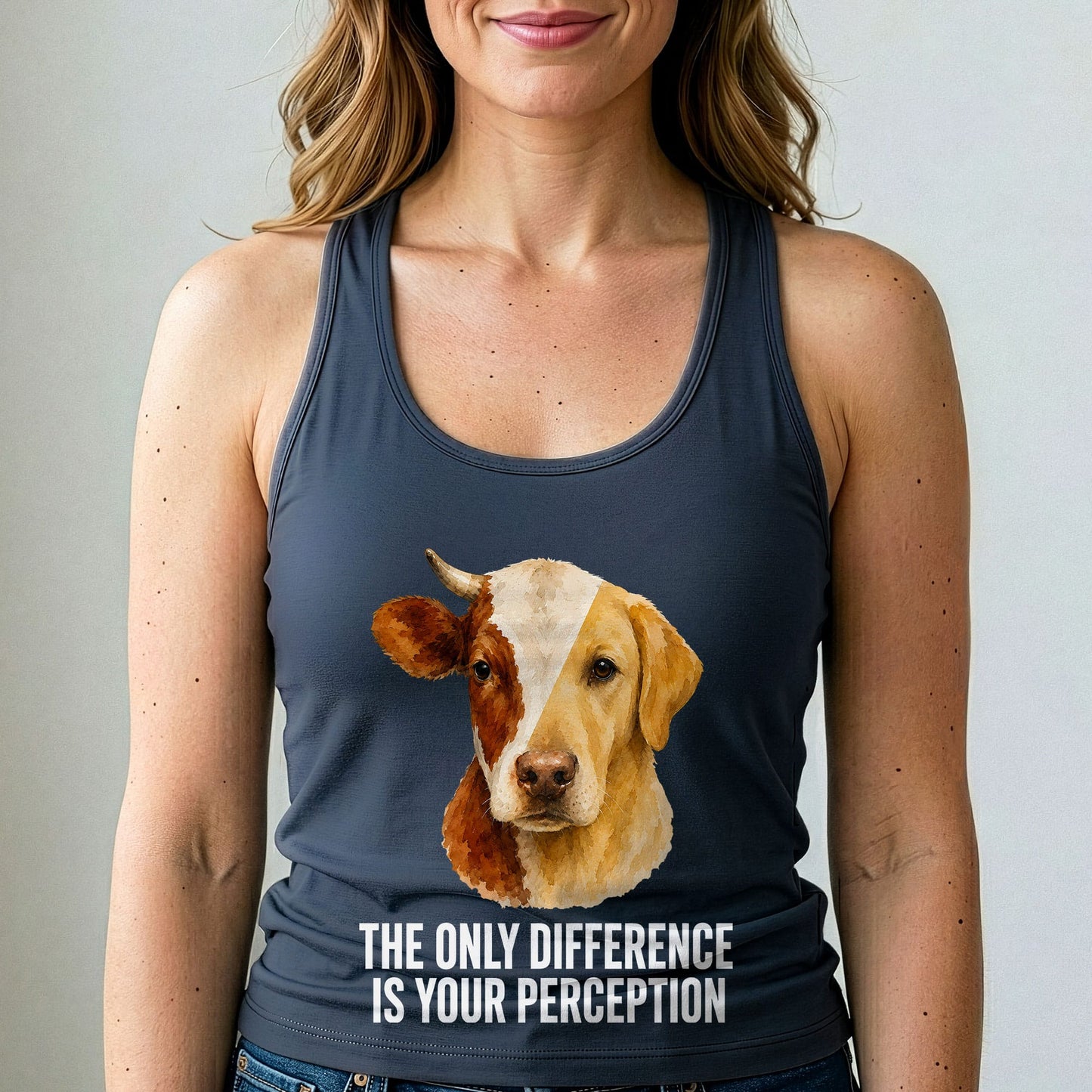 The Only Difference Is Your Perception Vegan Tank Top
