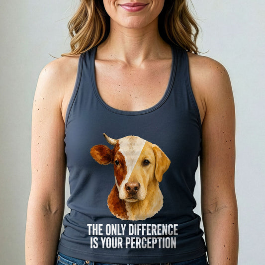 The Only Difference Is Your Perception Vegan Tank Top