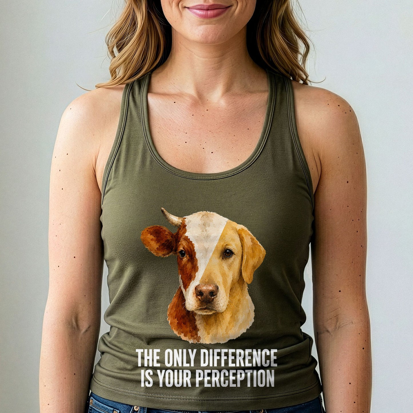 The Only Difference Is Your Perception Vegan Tank Top