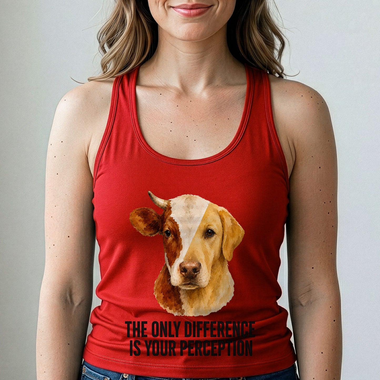 The Only Difference Is Your Perception Vegan Tank Top