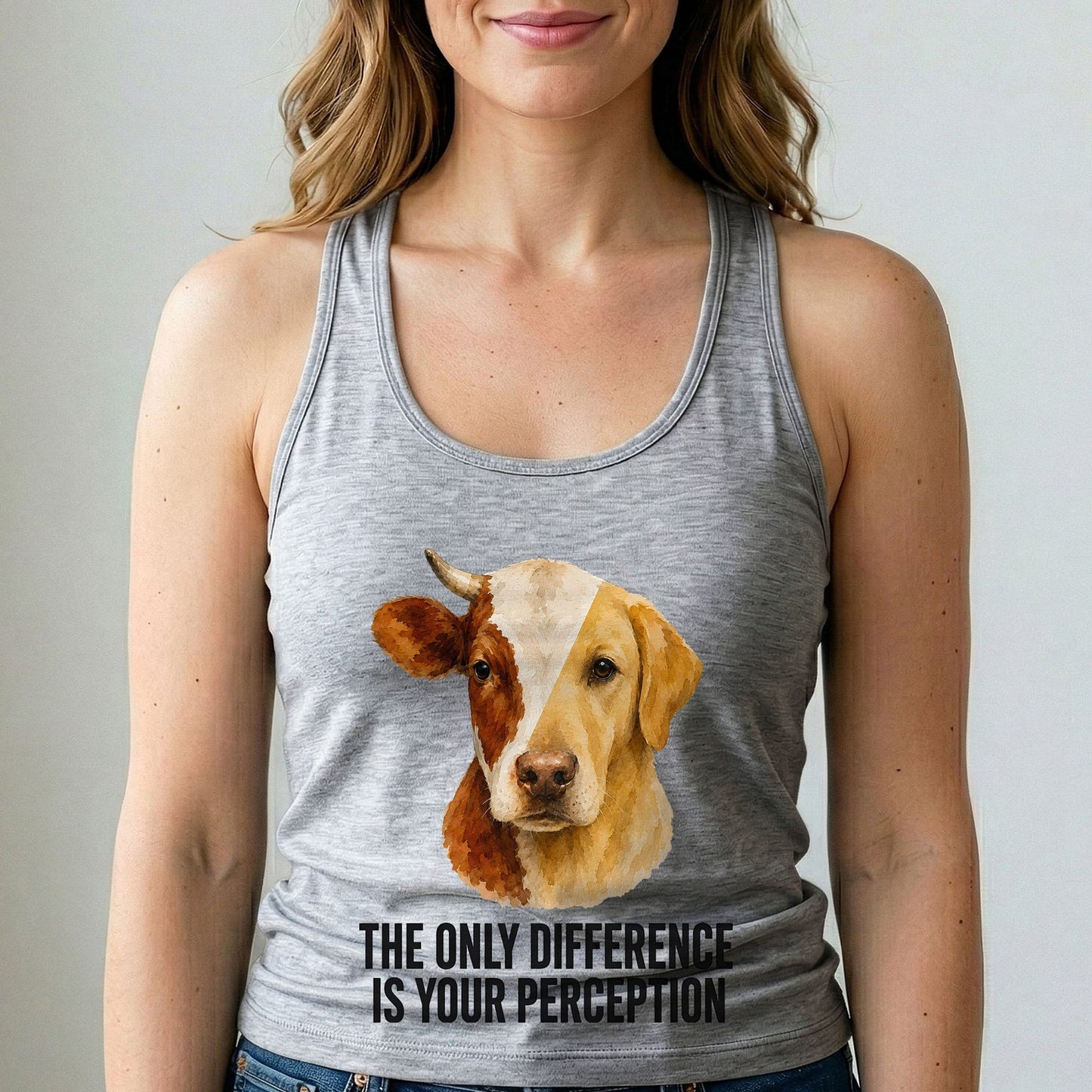 The Only Difference Is Your Perception Vegan Tank Top