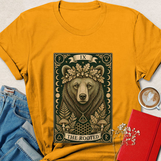 Bear Tarot T-Shirt | Mystical Rooted Forest Graphic Tee