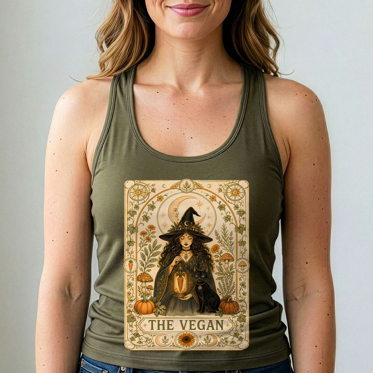 The Vegan Witch Halloween Tank Top