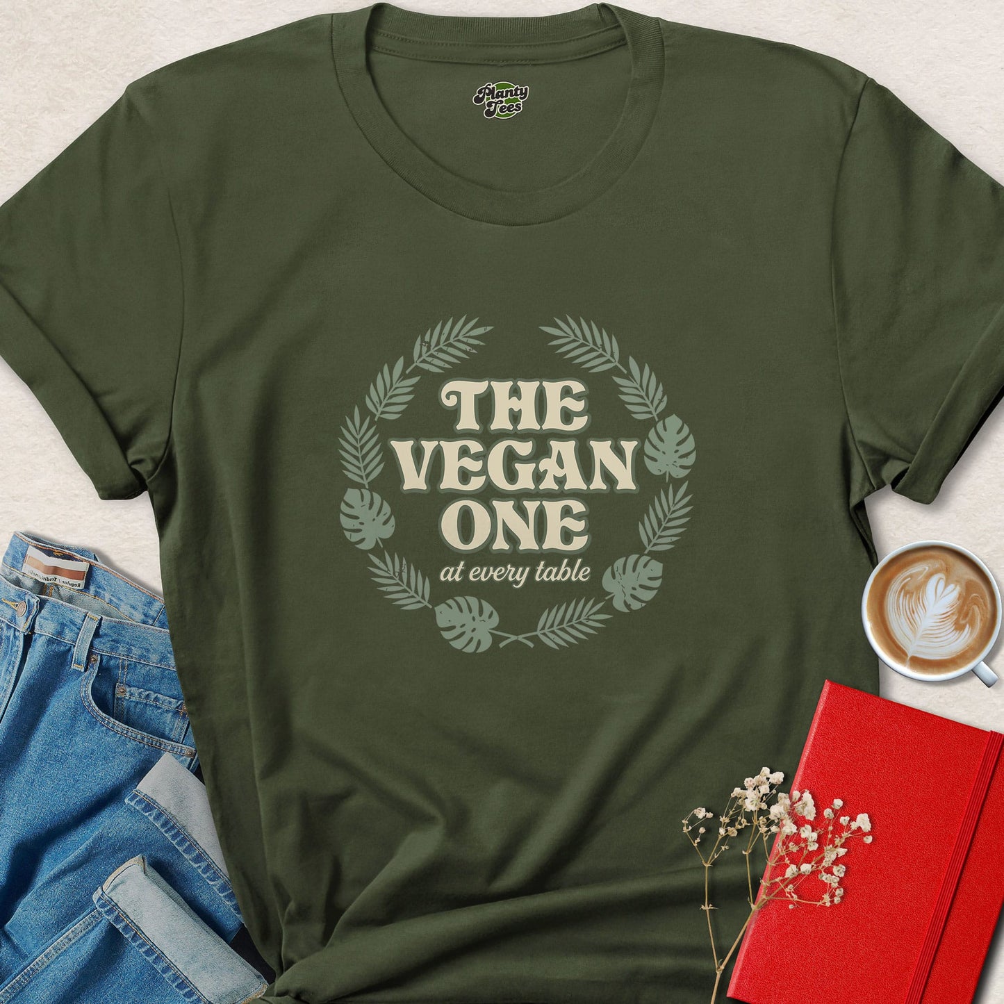 The Vegan One Shirt Funny Vegan Lifestyle Statement
