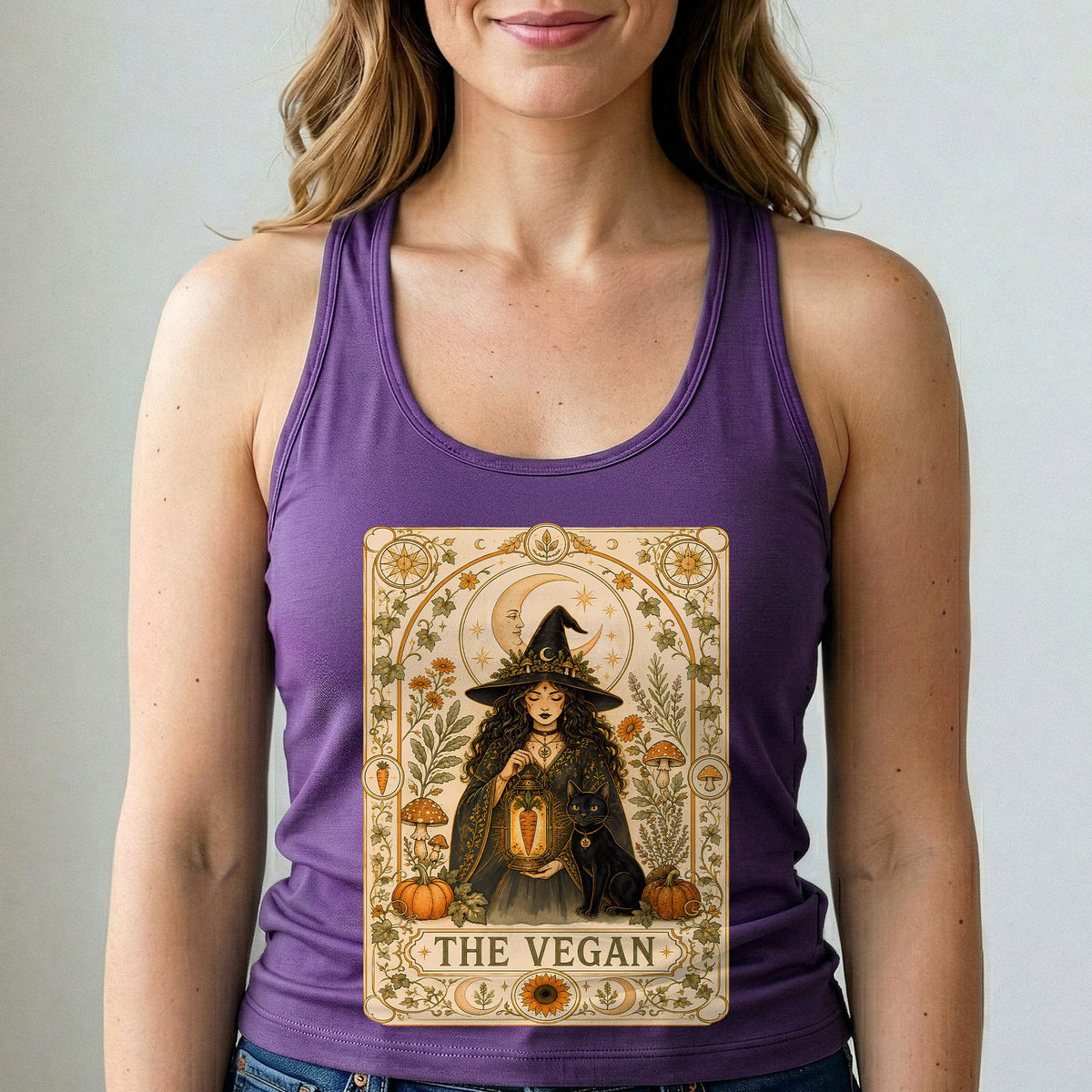 The Vegan Witch Halloween Tank Top