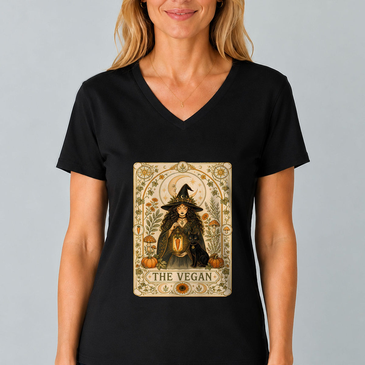 The Vegan Witch V-Neck T-Shirt