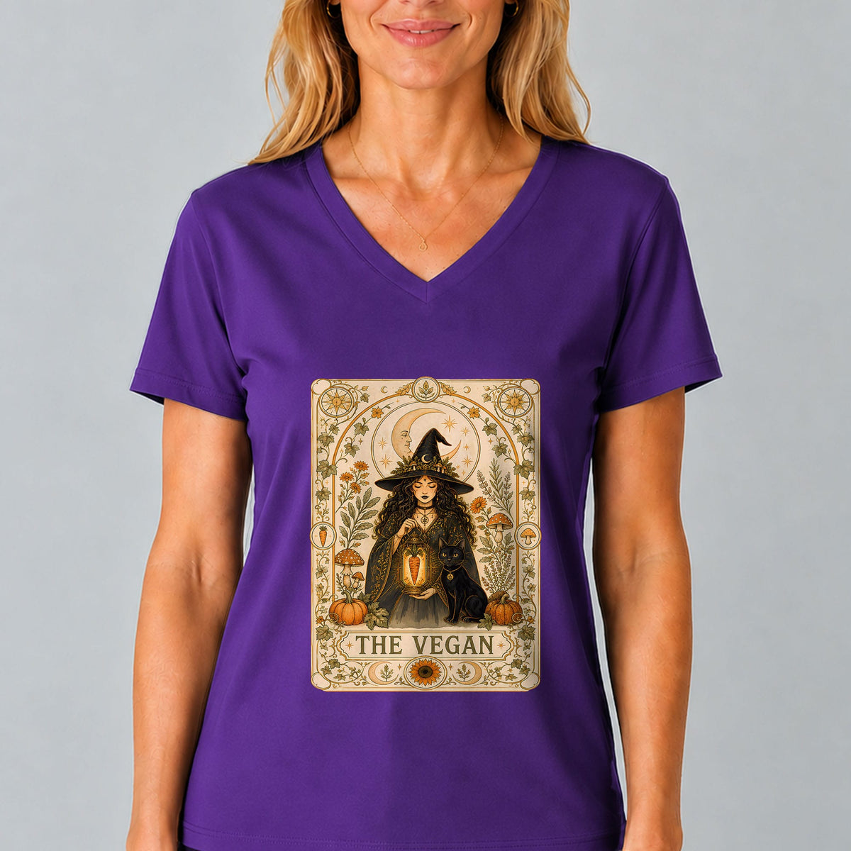 The Vegan Witch V-Neck T-Shirt