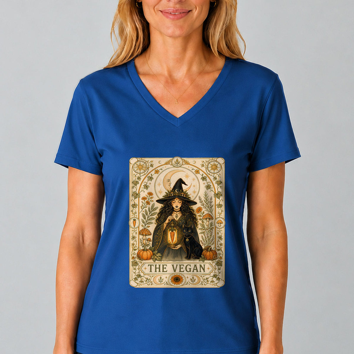 The Vegan Witch V-Neck T-Shirt