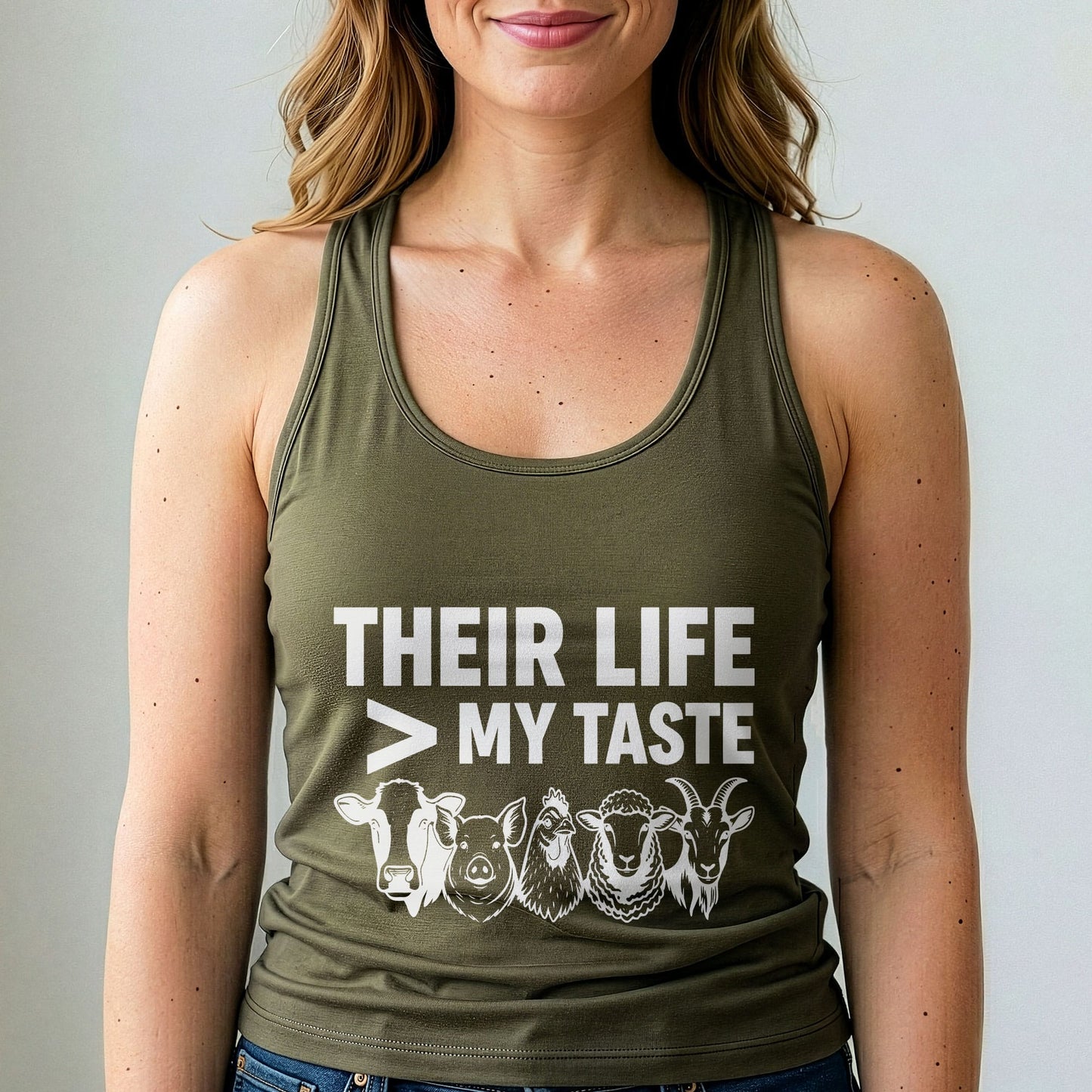 Their Life My Taste Vegan Tank Top