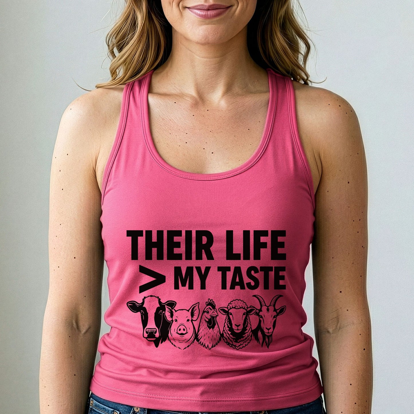 Their Life My Taste Vegan Tank Top