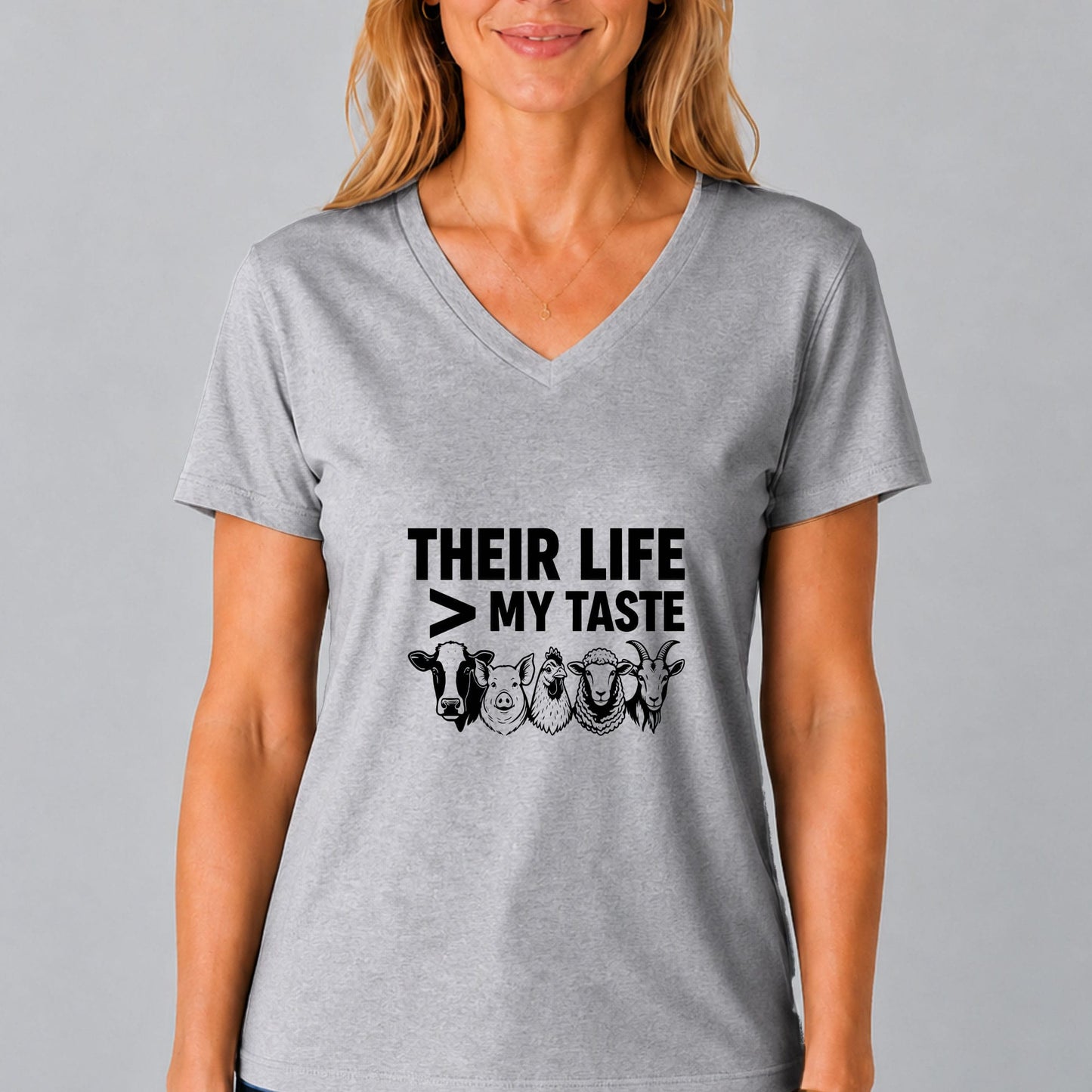 Their Life > My Taste V-Neck T-Shirt