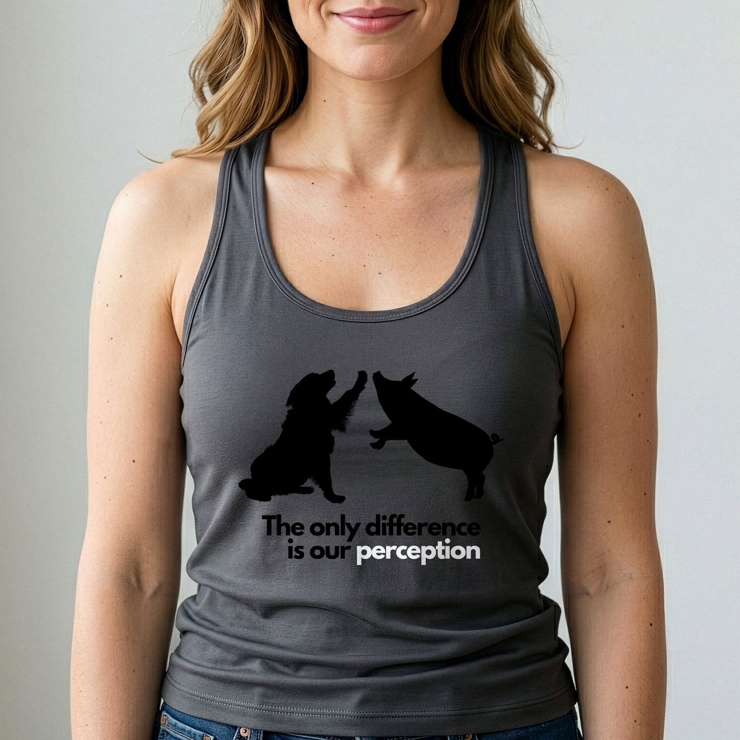 The Only Difference Is Our Perception Vegan Tank Top