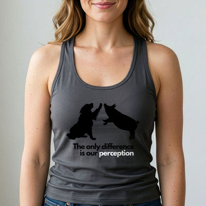 The Only Difference Is Our Perception Vegan Tank Top