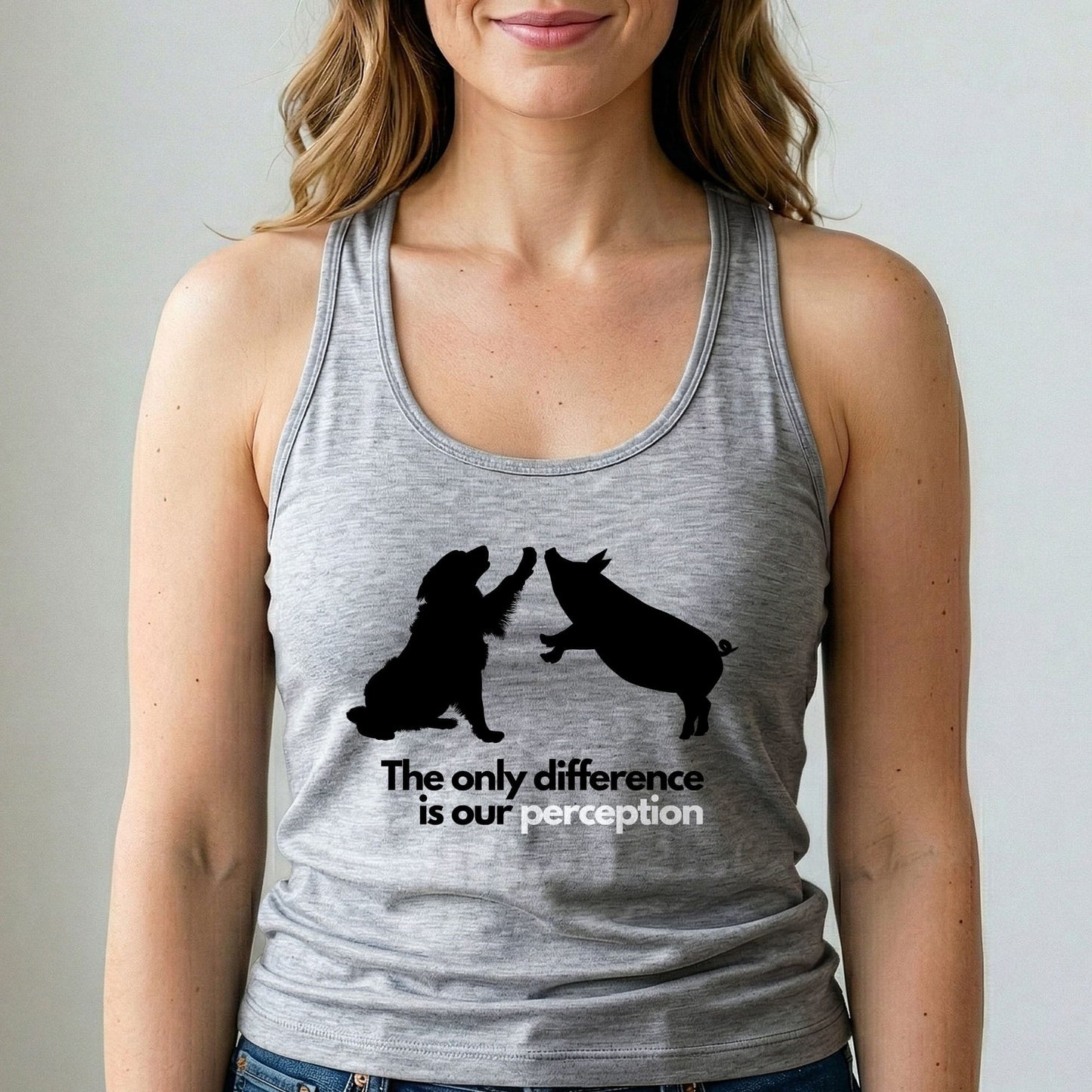 The Only Difference Is Our Perception Vegan Tank Top