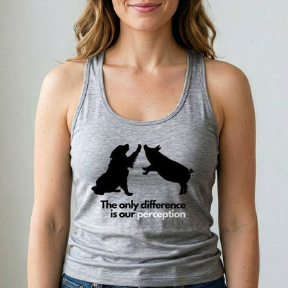 The Only Difference Is Our Perception Vegan Tank Top