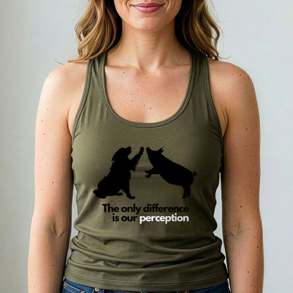 The Only Difference Is Our Perception Vegan Tank Top