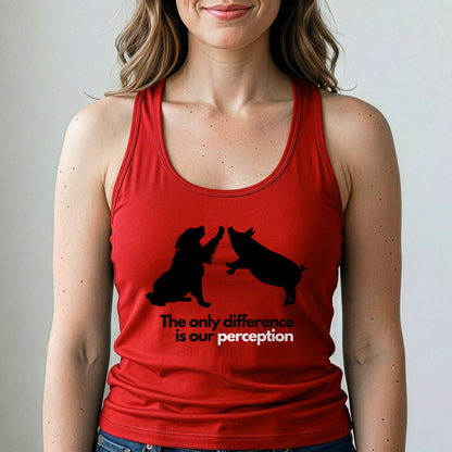 The Only Difference Is Our Perception Vegan Tank Top