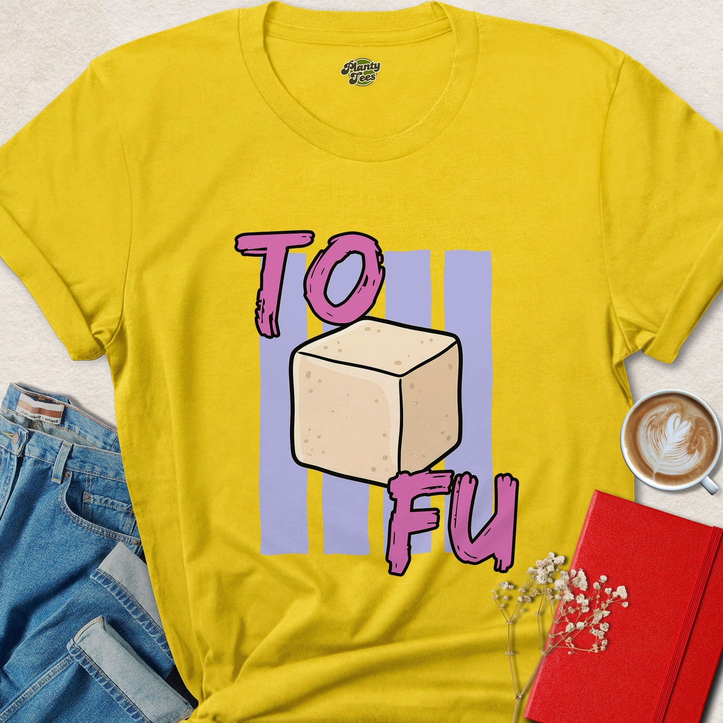 Tofu Vegan Shirt Funny Plant Based Food Lover Design
