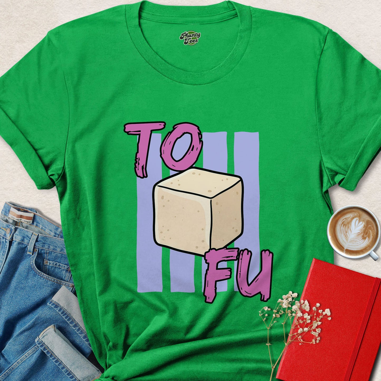 Tofu Vegan Shirt Funny Plant Based Food Lover Design