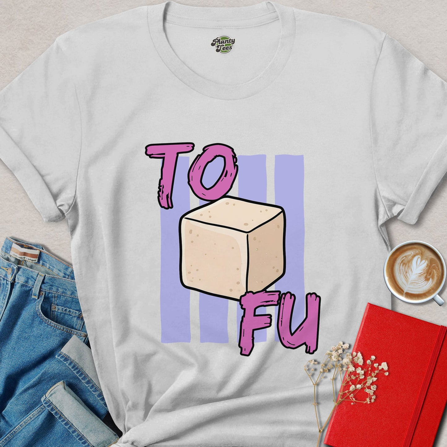 Tofu Vegan Shirt Funny Plant Based Food Lover Design
