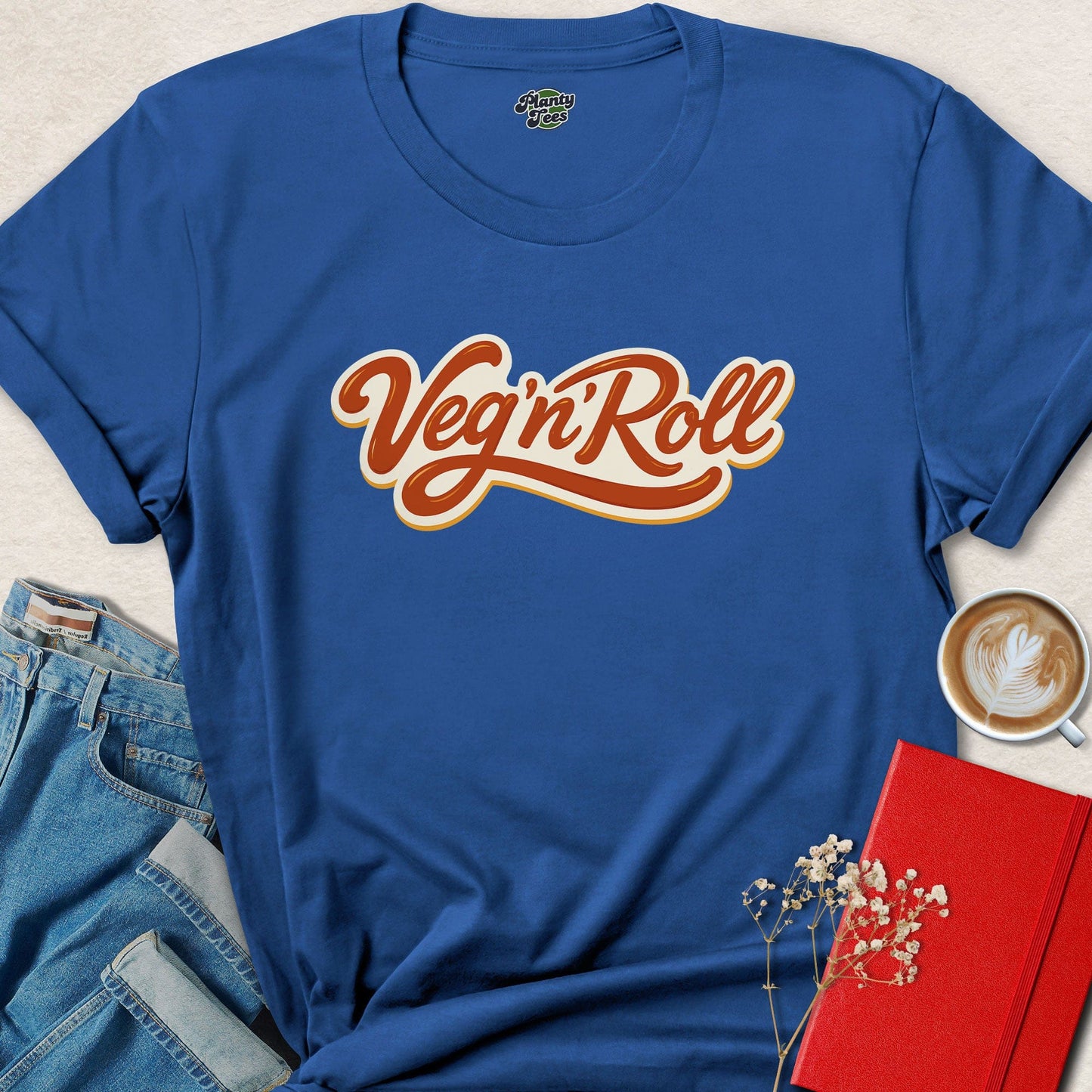Vegan Roll Vegan Shirt – Plant Based Lifestyle Graphic Tee