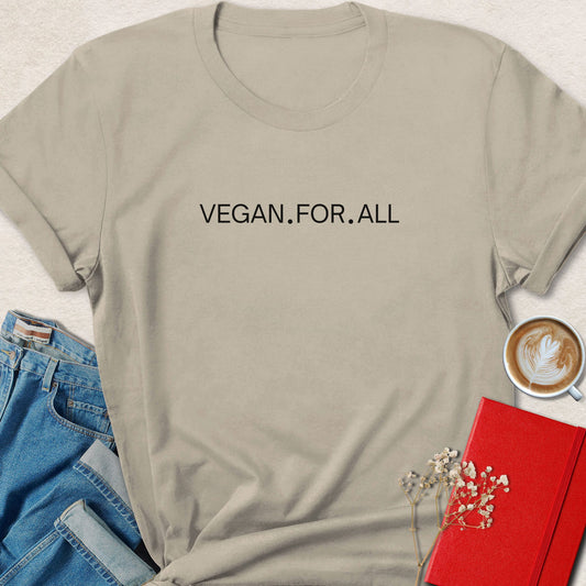 Minimalist Vegan For All Vegan T-Shirt