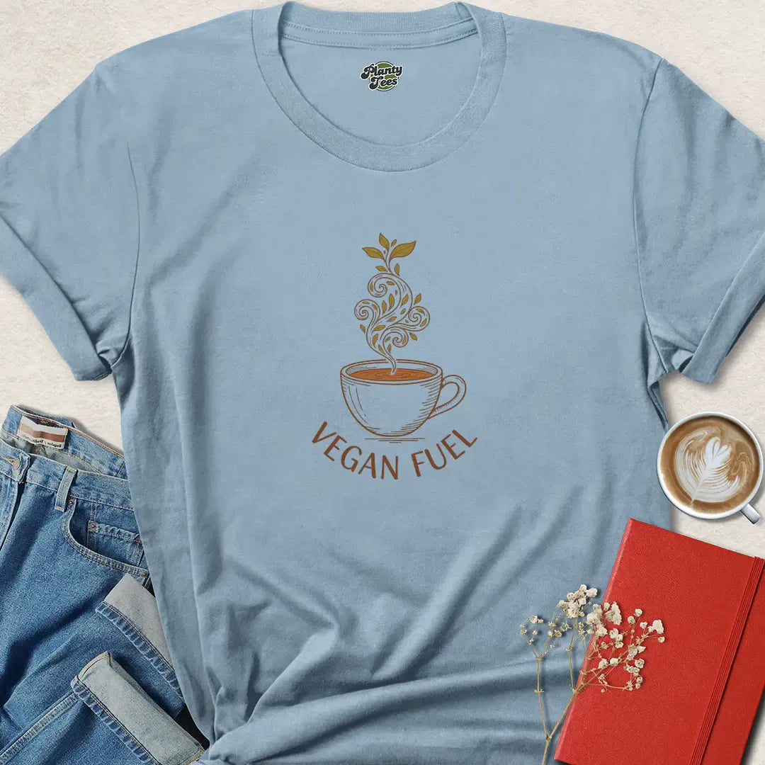 Vegan Fuel Shirt – Plant Based Coffee Lover Tee