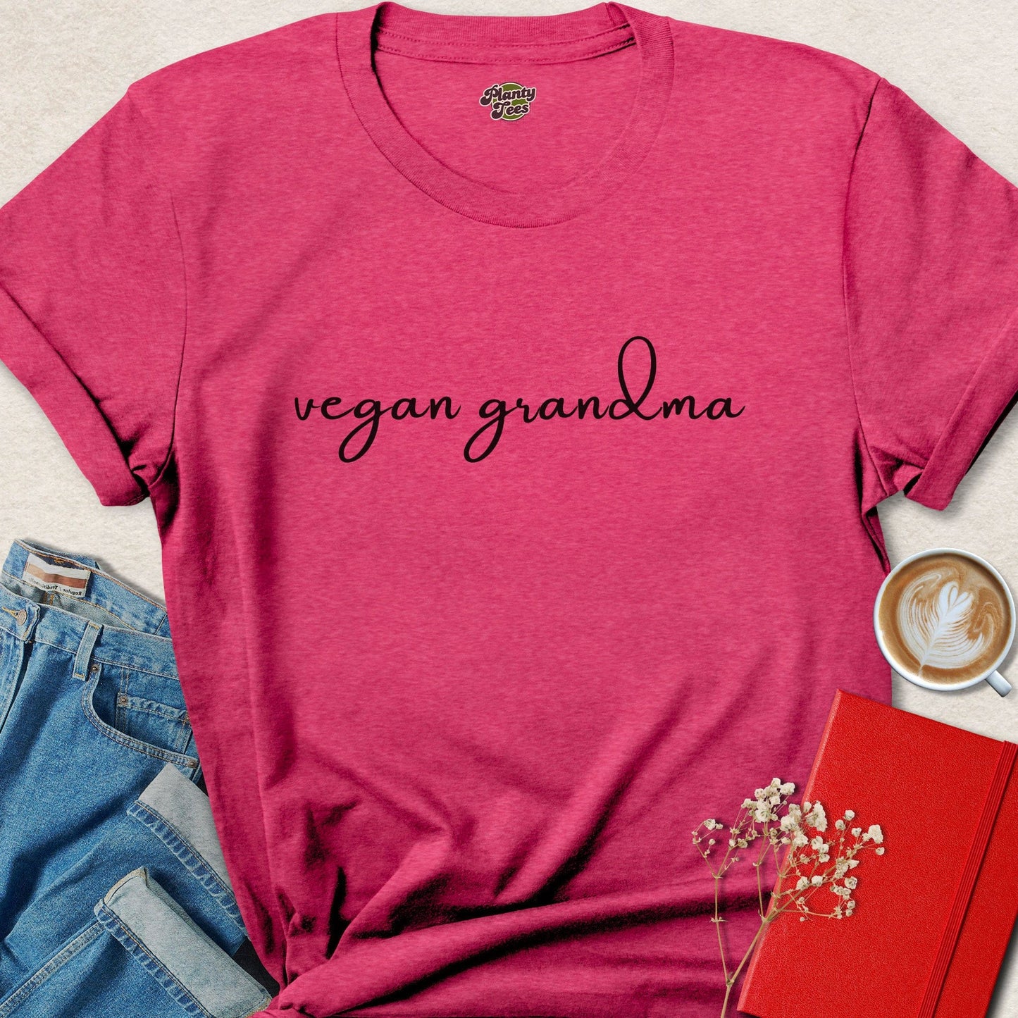 Vegan Grandma Shirt | Cute Plant Based Grandma Tee