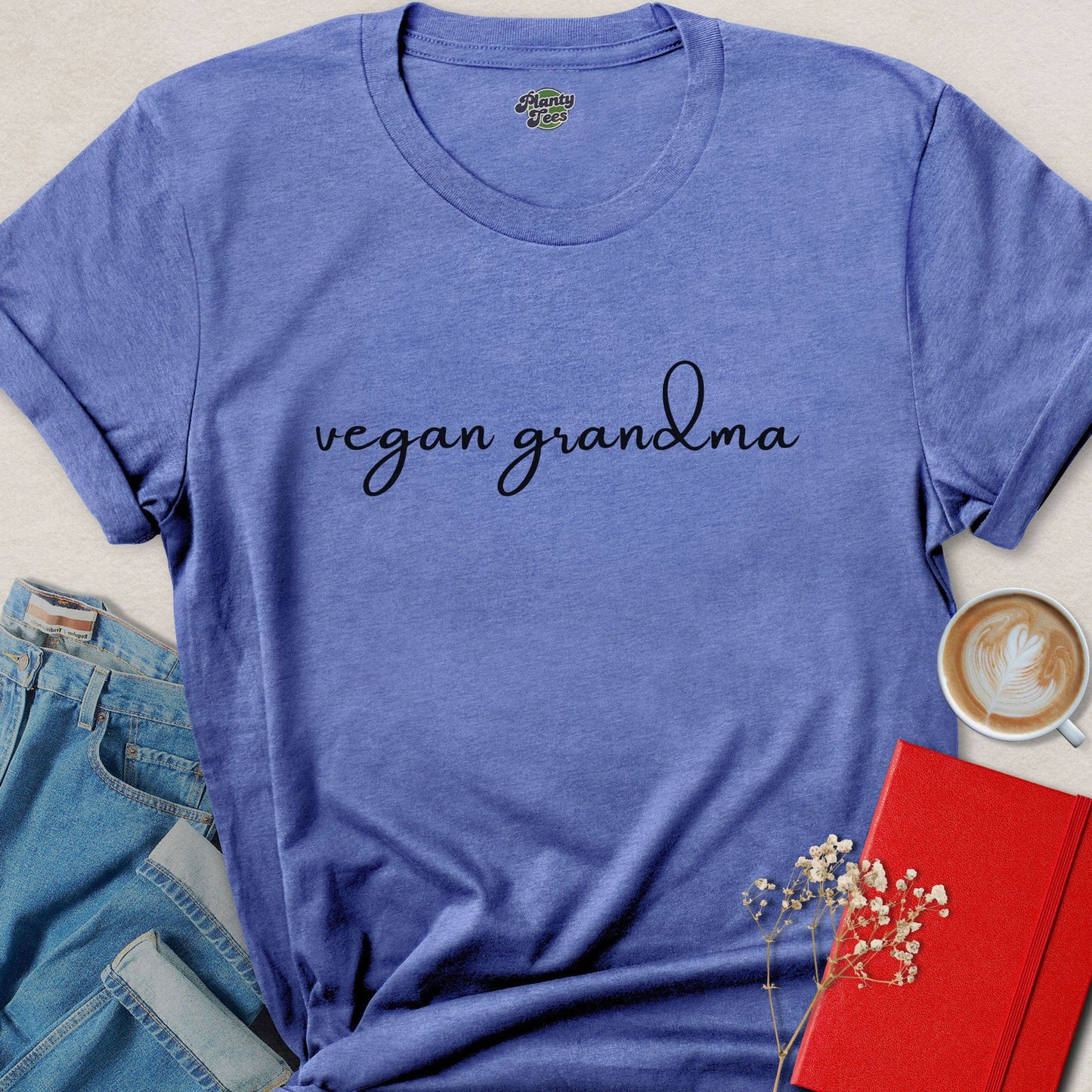 Vegan Grandma Shirt | Cute Plant Based Grandma Tee