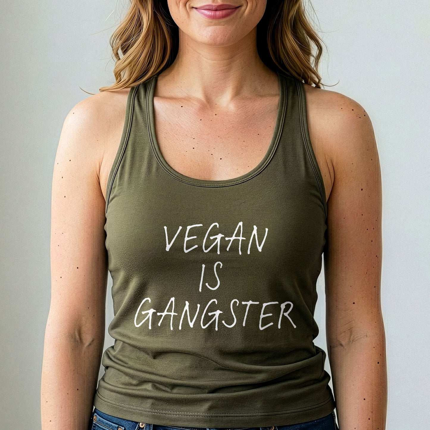 Vegan Is Gangster Vegan Tank Top